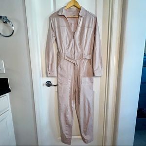 Light/Pale Pink Boiler-suit